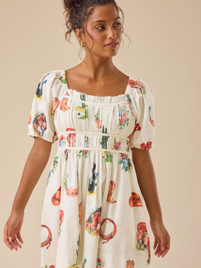 Juniper Denim Mini Dress - TULLABEE