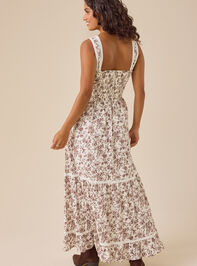 Kennedy Floral Maxi Dress Detail 5 - TULLABEE