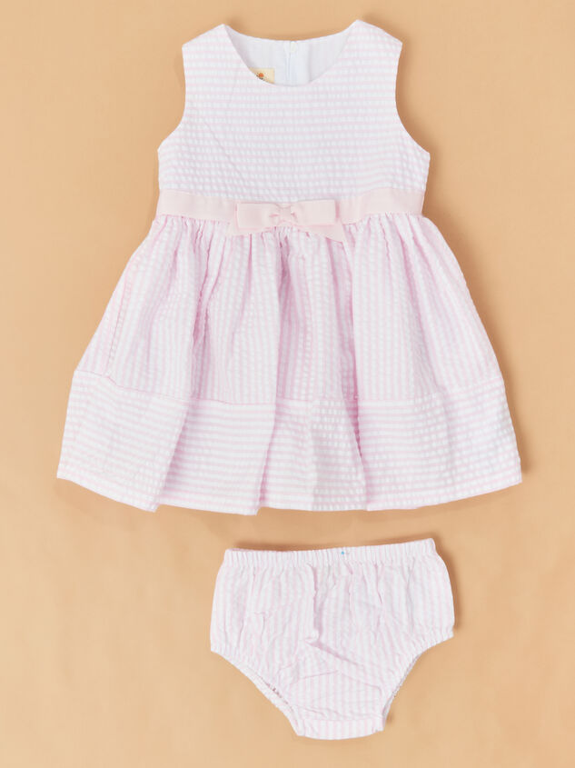 Blush Bunny Baby Cardigan Dress Detail 3 - TULLABEE