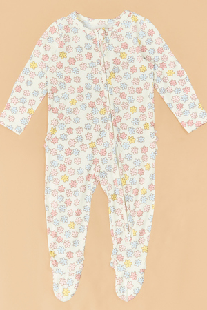 Sara Floral Ruffle Footie - Altar'd State - 