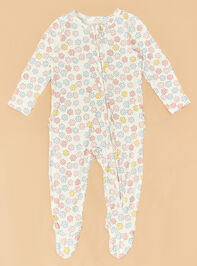 Sara Floral Ruffle Footie - TULLABEE
