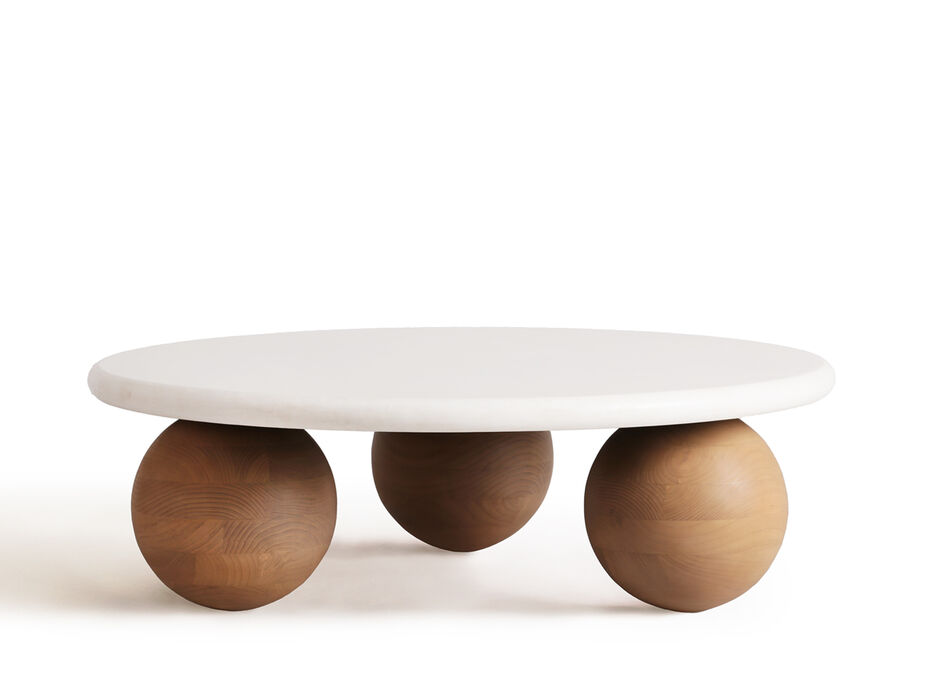 Kylie Cement Coffee Table - TULLABEE - 
