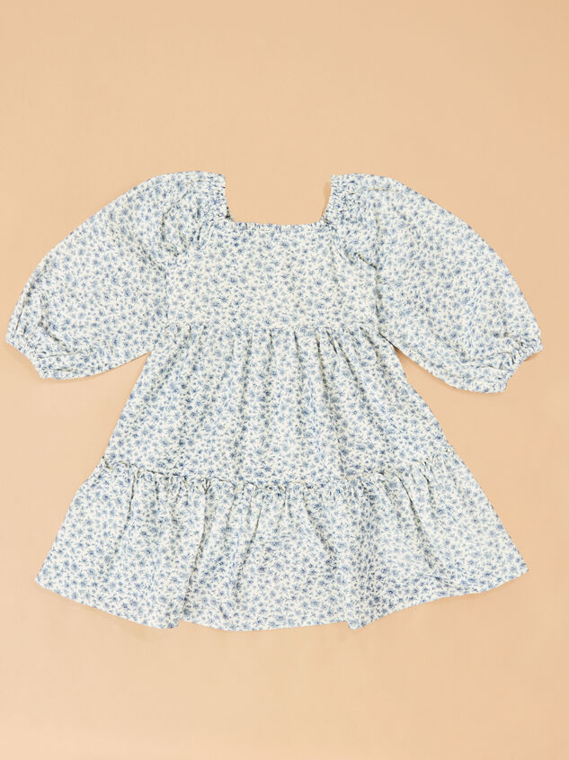 Nora Floral Toddler Dress Detail 2 - TULLABEE