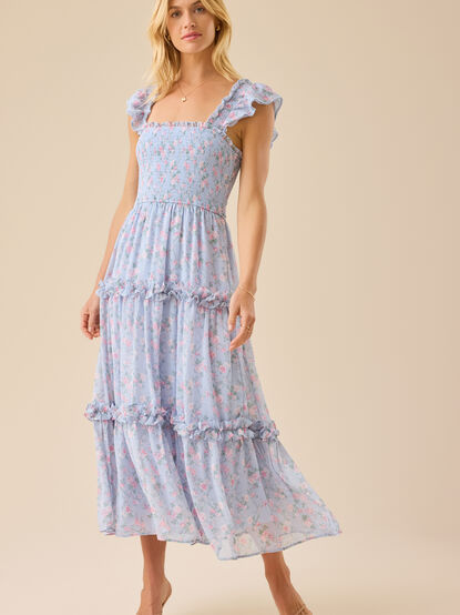 Blair Floral Maxi Dress - TULLABEE