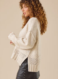 Thea Braided Sweater Detail 3 - TULLABEE