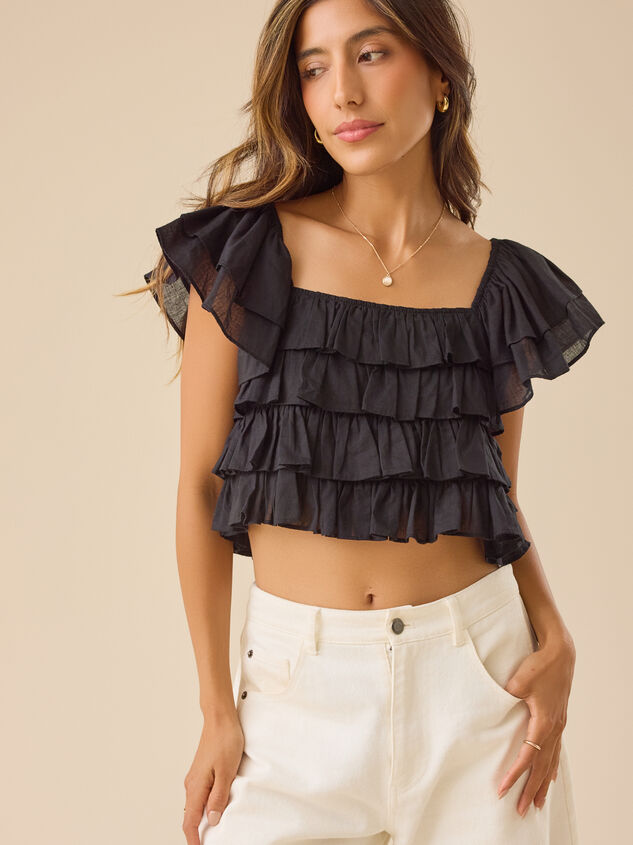 Simone Ruffle Top - TULLABEE