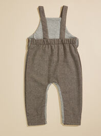 Carter Tweed Toddler Overalls by Me + Henry Detail 2 - TULLABEE
