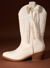 Leila Bow Western Boots - TULLABEE
