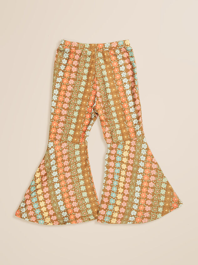 Daisy Striped Flares Detail 2 - TULLABEE