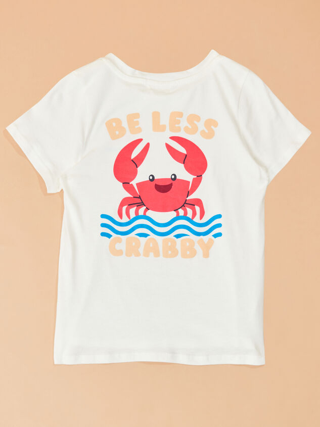 Be Less Crabby Tee Detail 3 - TULLABEE