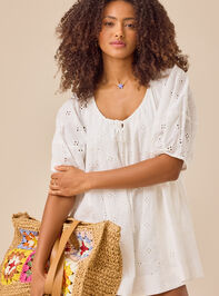 Posie Eyelet Romper Detail 2 - TULLABEE