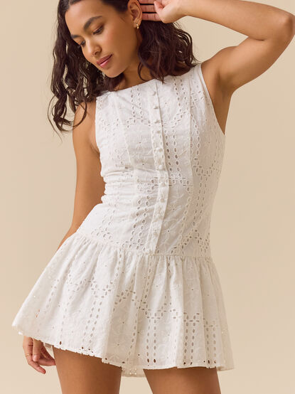 Aveline Eyelet Romper - TULLABEE
