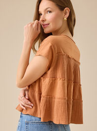 Rebecca Tiered Babydoll Top Detail 5 - TULLABEE