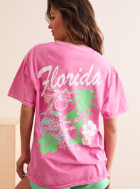 Take Me To Florida Graphic Tee Detail 6 - TULLABEE