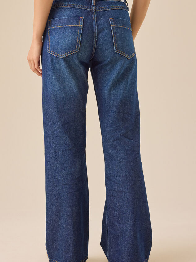 Jensen Relaxed Flare Jeans Detail 5 - TULLABEE