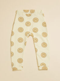 Smiley Face Joggers Detail 2 - TULLABEE