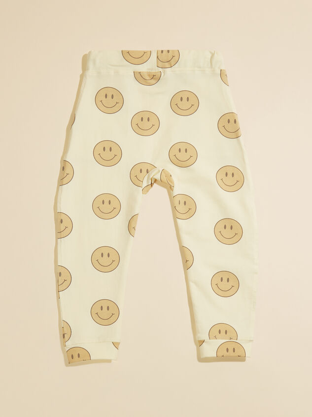 Smiley Face Joggers Detail 2 - TULLABEE