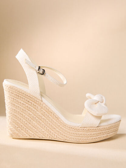 Cassia Bow Wedges - TULLABEE