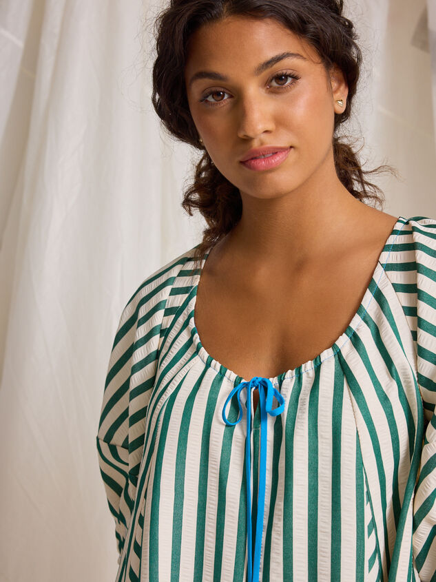 Posie Stripe Romper Detail 7 - TULLABEE