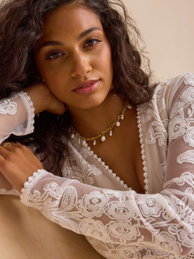 Arissa Embroidered Top Detail 3 - TULLABEE