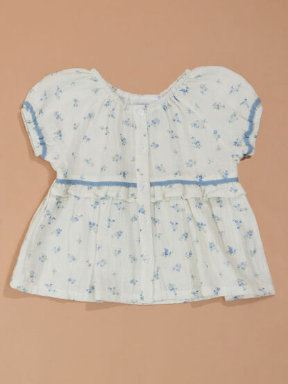 Taylor Floral Top and Pant Toddler Set - TULLABEE