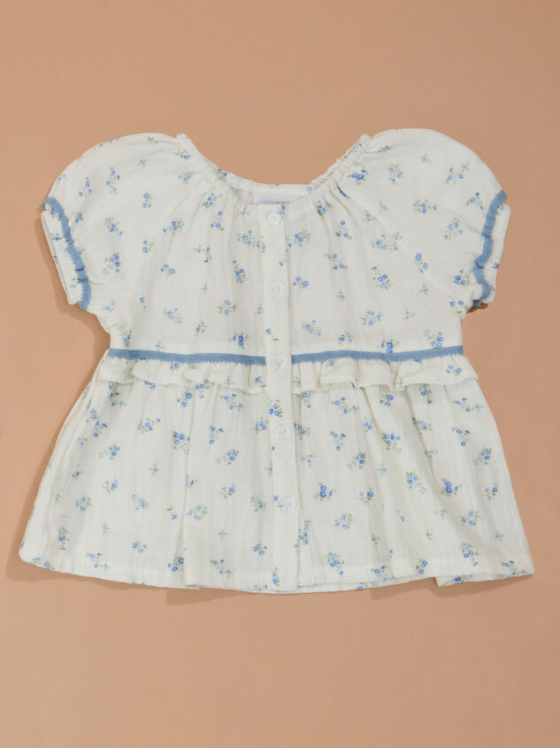 Taylor Floral Top and Pant Toddler Set Detail 2 - TULLABEE