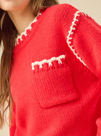 Nila Whipstitch Sweater Detail 4 - TULLABEE