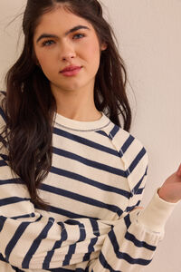 Warm-up Stripe Pullover Detail 2 - Altar'd State
