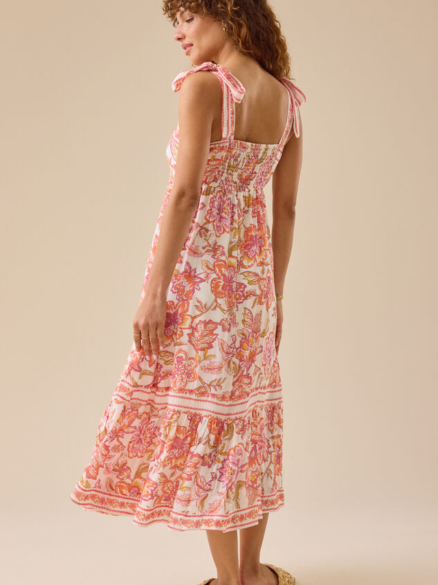 Sasha Floral Maxi Dress Detail 4 - TULLABEE
