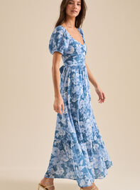 Clarey Floral Maxi Dress Detail 3 - TULLABEE