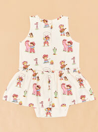 Vintage Cowgirl Skirt Bodysuit Detail 2 - TULLABEE