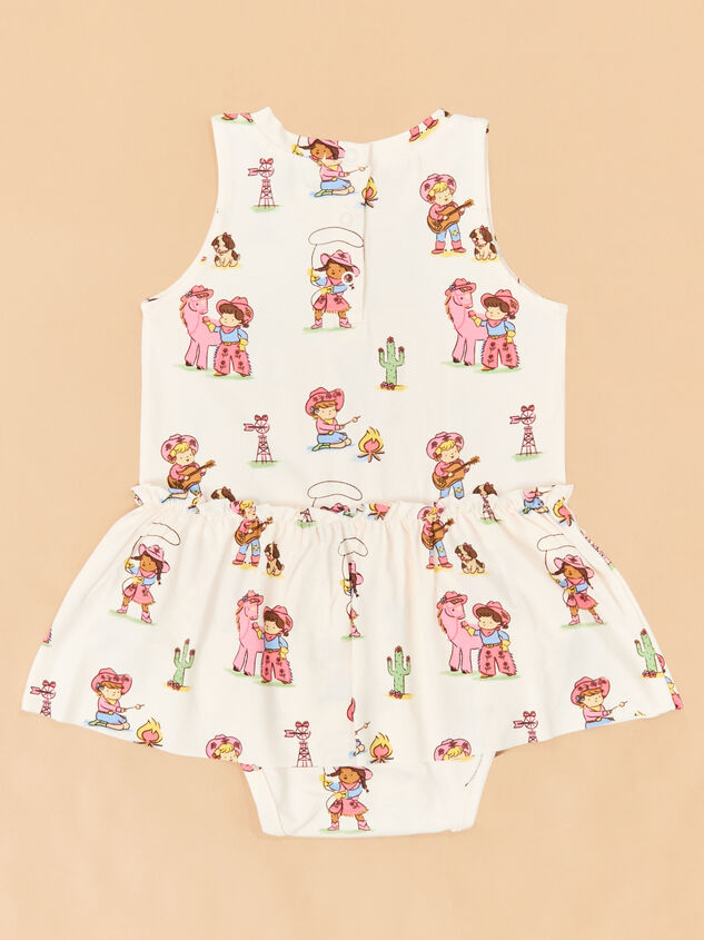 Vintage Cowgirl Skirt Bodysuit Detail 2 - TULLABEE