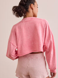 Lock In Cropped Pullover Detail 4 - TULLABEE