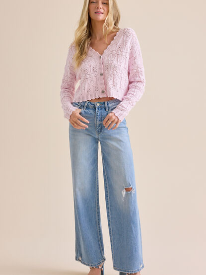 Carrie Pointelle Top - TULLABEE