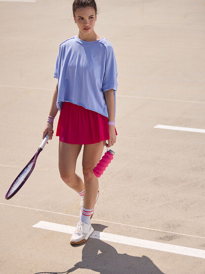 Play It Cool Crop Tee - TULLABEE