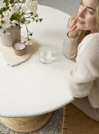 Mila Cement Dining Table Detail 6 - TULLABEE