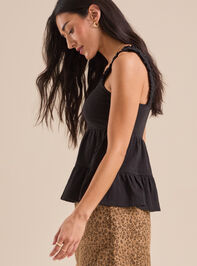 Kelly Tiered Tank Top Detail 3 - TULLABEE