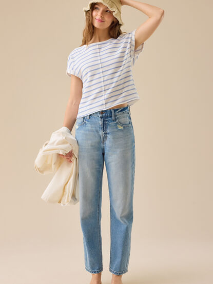 Paloma Striped Tee - TULLABEE