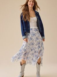 Embry Floral Midi Skirt - TULLABEE