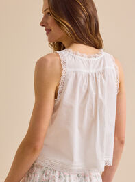 Julie Lace Flowy Tank Detail 5 - TULLABEE