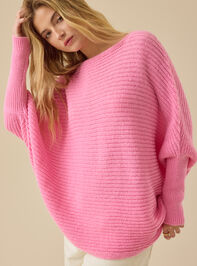 Arlet Ribbed Dolman Sweater Detail 4 - TULLABEE