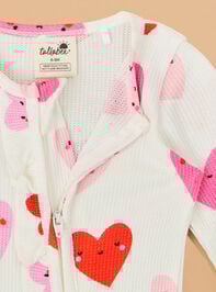 Happy Hearts Footie Detail 3 - TULLABEE