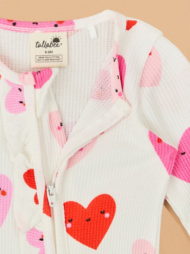 Happy Hearts Footie Detail 3 - TULLABEE
