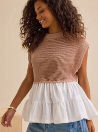 Jayce Knit Tunic Top Detail 4 - TULLABEE