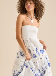 Melanie Strapless Maxi Dress Detail 3 - TULLABEE