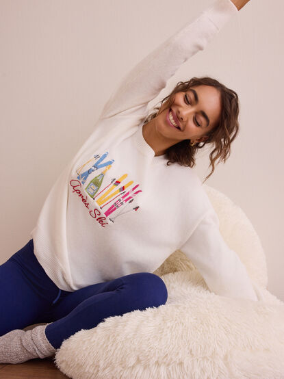 Après Ski Embroidered Sweater - TULLABEE