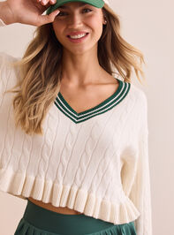 Revive Varsity Sweater Detail 2 - TULLABEE