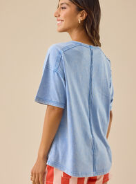 Cammie Pocket Tee Detail 4 - TULLABEE