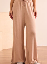 Cozy Nights Straight Leg Lounge Pant Detail 3 - TULLABEE