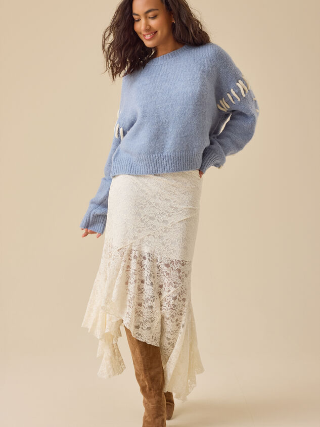 Faith Midi Lace Skirt - TULLABEE